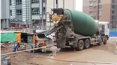 科瑪森40泵西安地暖回填施工：挑戰遠距離高層輸送，科瑪森收獲用戶信賴